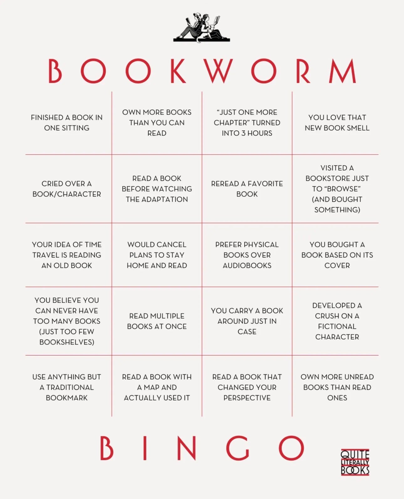 Bookworm Bingo
